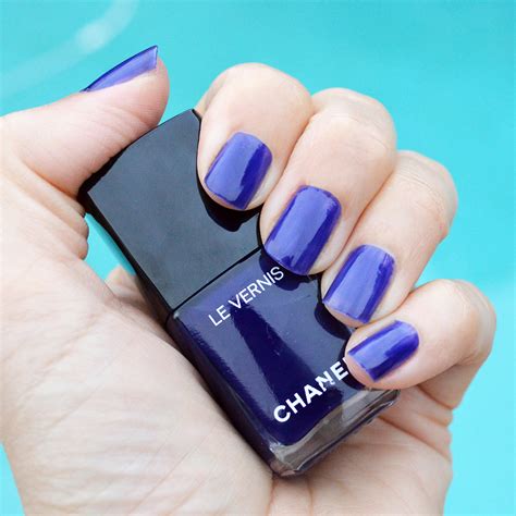 purple chanel nail polish